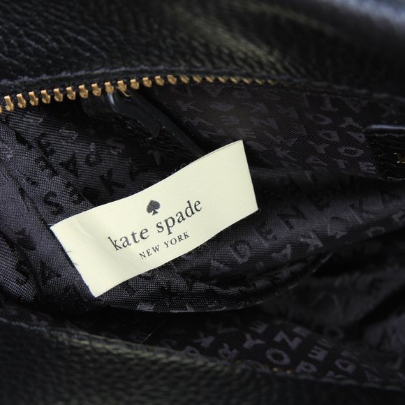 Kate Spade Crossbody Purse Black Leather - Picture 10 of 12